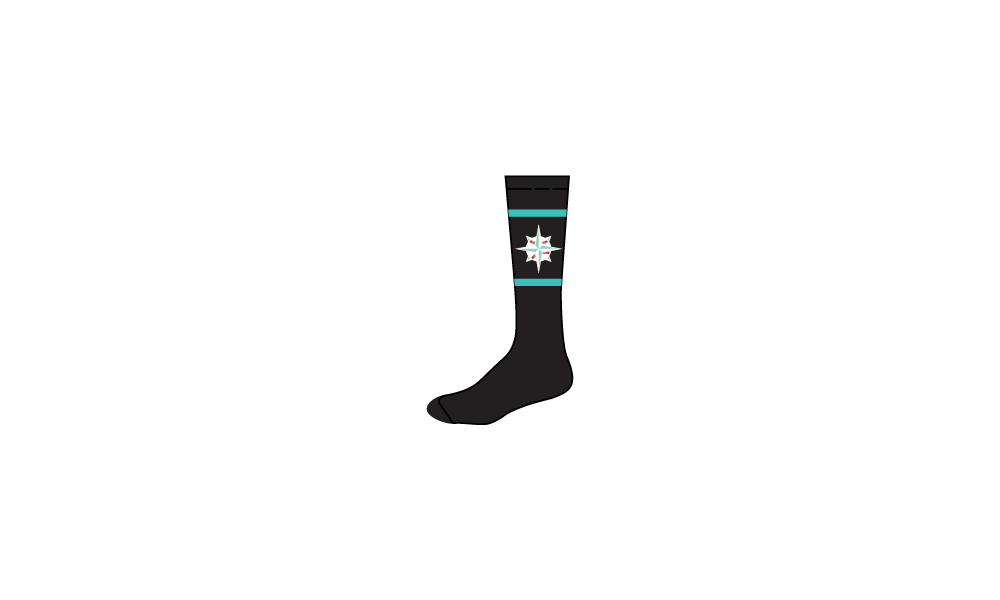 KC Prodigy Baseball HS - Black Sock 2