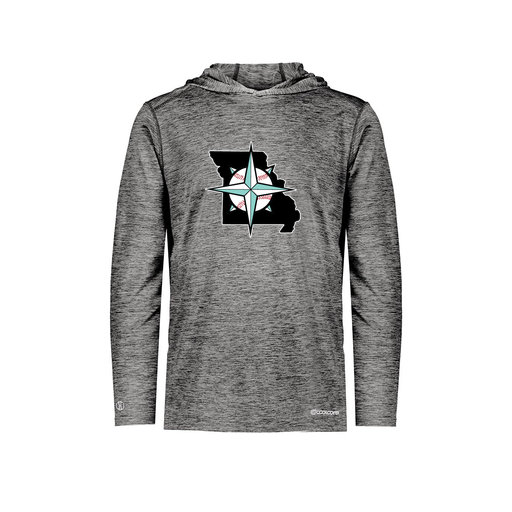 [FOLHCGBK-YS-LOGO2] Decker Youth Charge Hoodie (Youth S, Black, Logo 2)