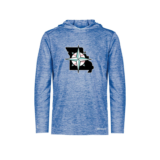 [FOLHCGRY-YS-LOGO2] Decker Youth Charge Hoodie (Youth S, Royal, Logo 2)