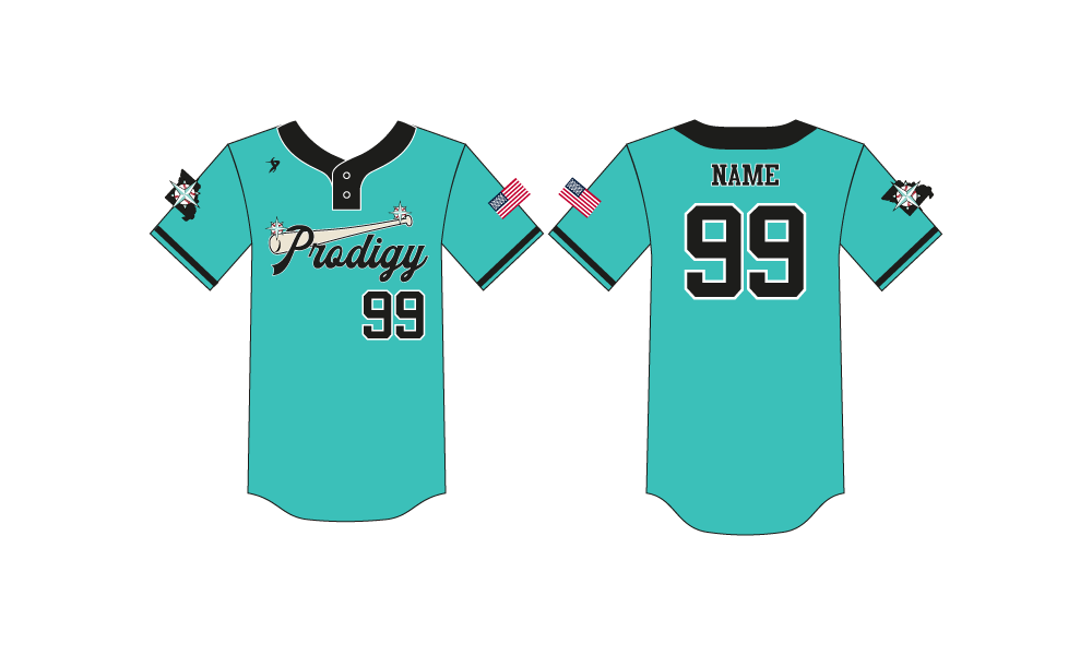 KC Prodigy Baseball HS - Seafoam Jersey